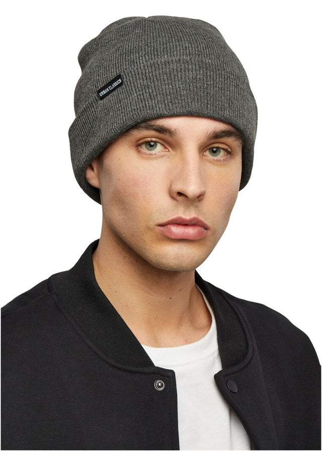 Urban Classics Herren Mütze BASIC FLAP BEANIE