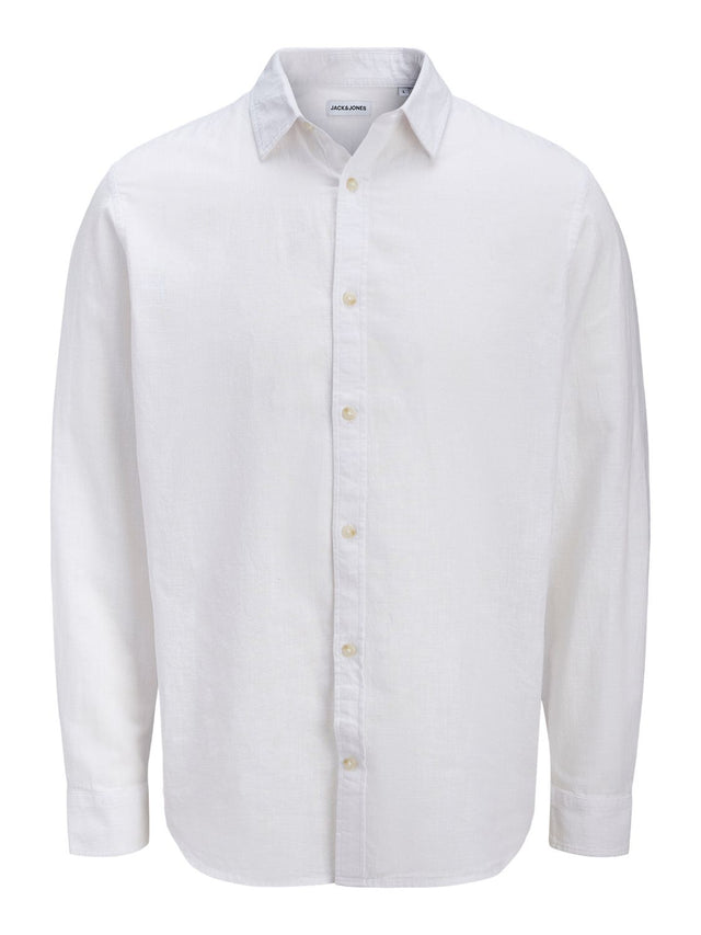 Freizeit Hemd JJESUMMER LINEN BLEND - Regular Fit