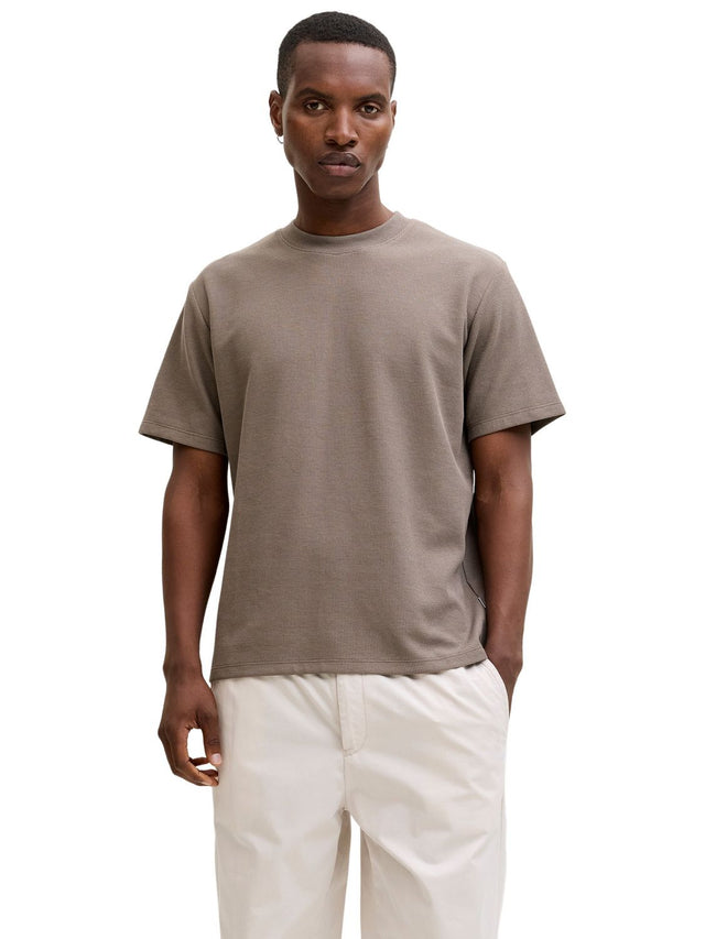 Jack & Jones Herren Rundhals T-Shirt JJEAUSTIN - Relaxed Fit