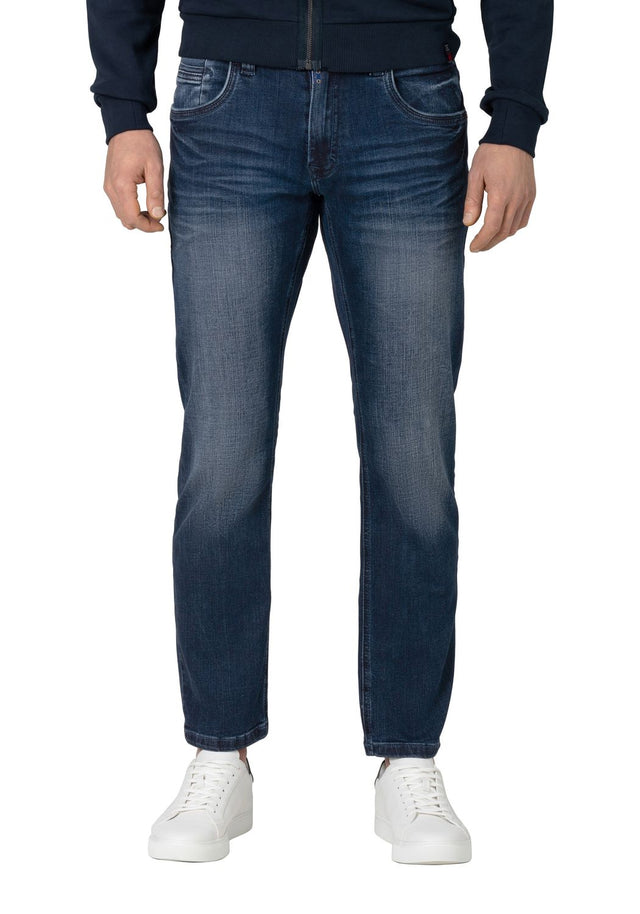 TIMEZONE Herren Jeans REGULAR GERRITTZ - Mid Waist - Regular Fit - Blau