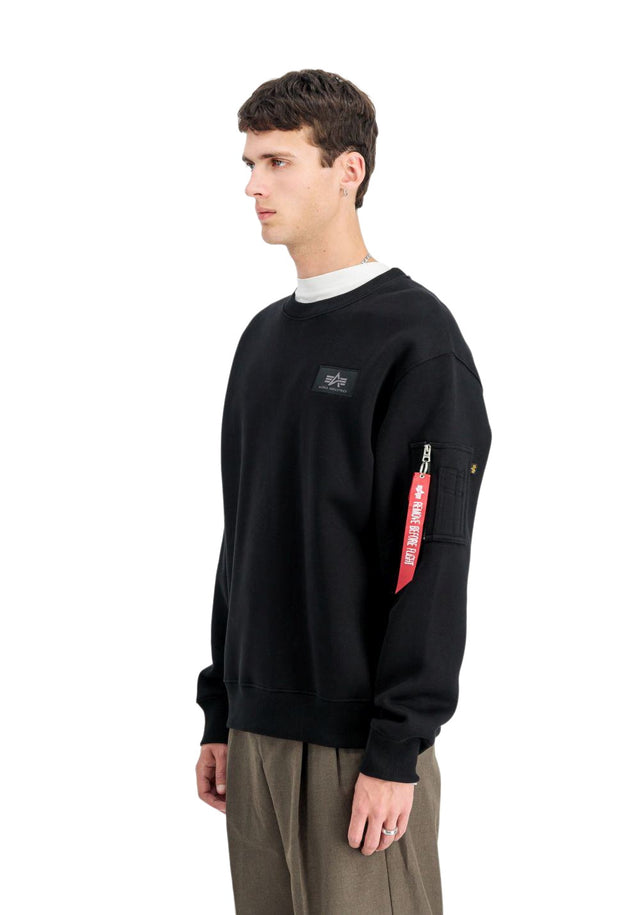 Alpha Industries Herren Sweatshirt BACKPRINT - Regular Fit