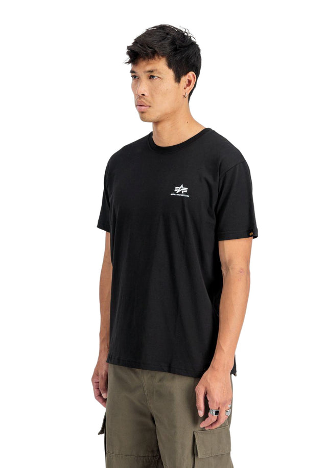 Alpha Industries Herren Rundhals T-Shirt BASIC SL - Regular Fit