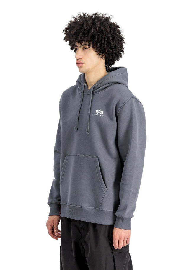 Alpha Industries Herren Hoodie Kapuzenpullover BASIC SMALL LOGO - Regular Fit