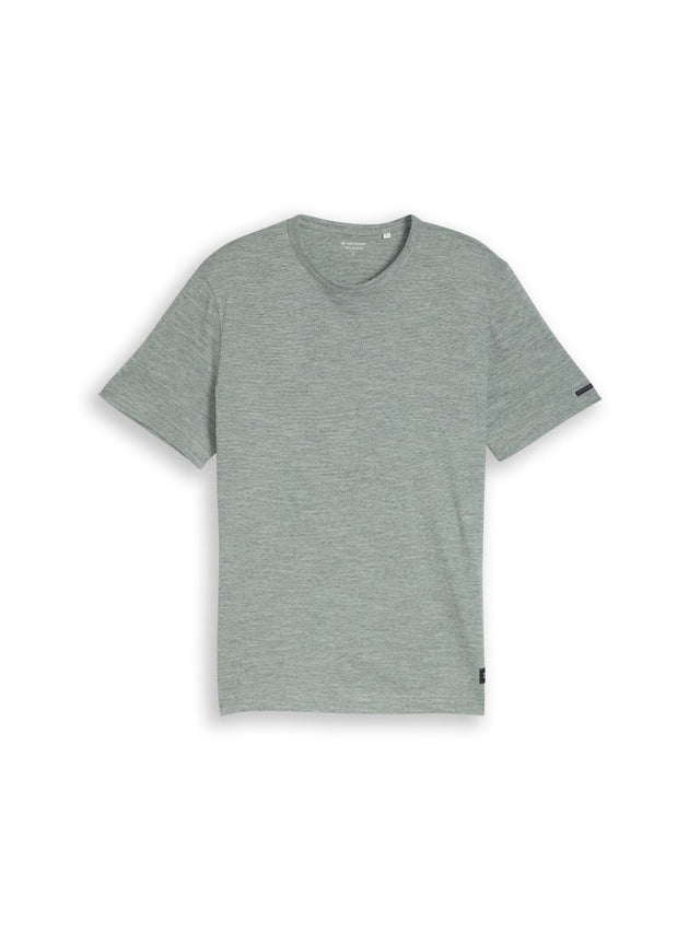 Tom Tailor Herren T-Shirt "DETAILED FINE STRIPE" - Regular Fit