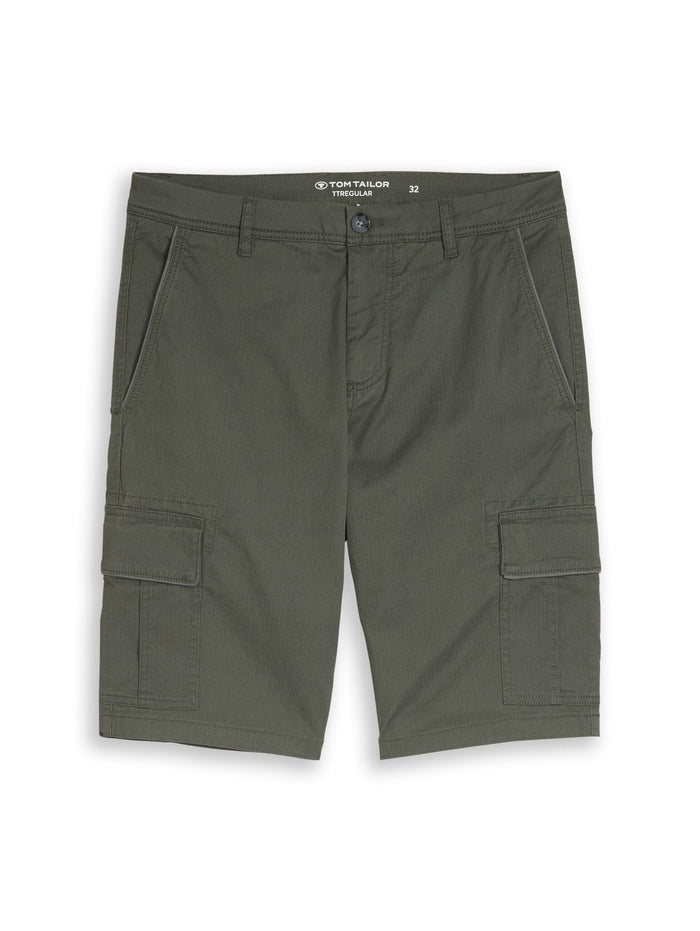 Tom Tailor Herren Cargo Short REGULAR PRINTED CARGO SHORTS - Regular Fit