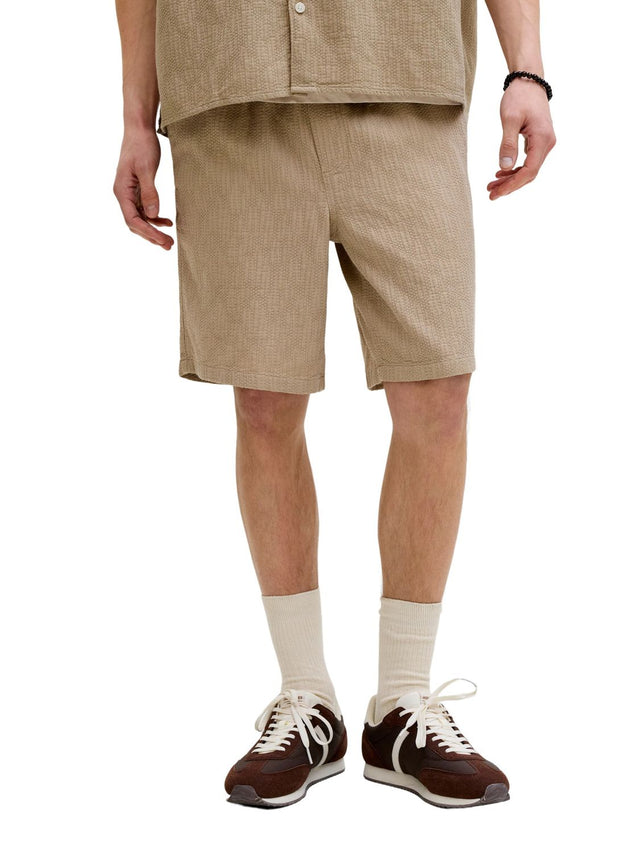 Jack & Jones Herren Sweat Short JPSTJAIDEN WAVY JOGGER - Relaxed Fit
