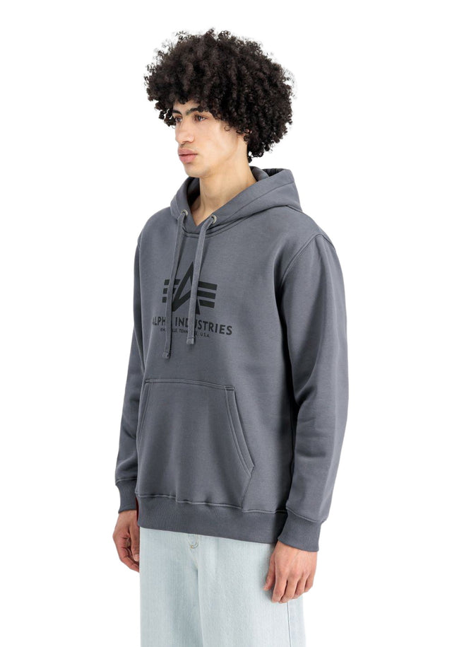 Alpha Industries Herren Hoodie Kapuzenpullover BASIC BIG LOGO - Regular Fit