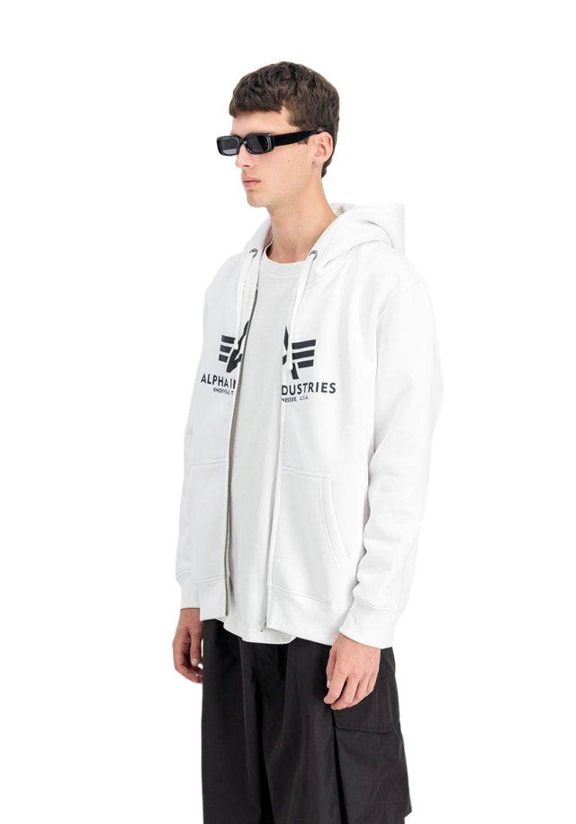 Alpha Industries Herren Zip Hoodie Kapuzenpullover BASIC BL - Regular Fit