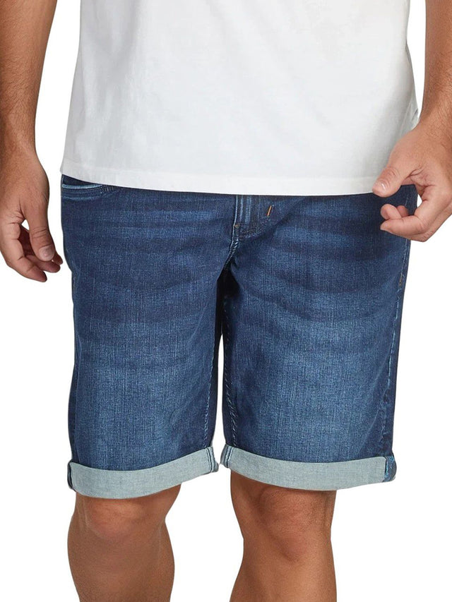 Timezone Jeans Shorts Herren Stretch Kurz Slim Fit StevieTZ