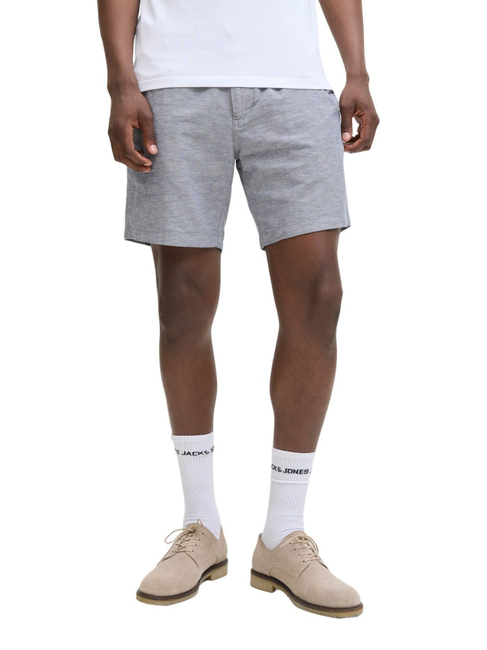 Jack & Jones Herren Chino Short JPSTACE SUMMER LINEN BLEND - Relaxed Fit