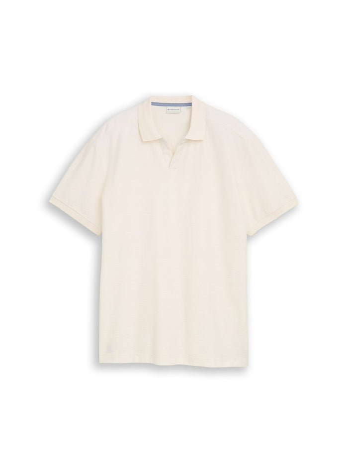 Tom Tailor Herren Poloshirt STRUCTURED RESORT COLLAR - Regular Fit