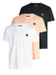 Pack 1 (White, Sunny Peach, Black)