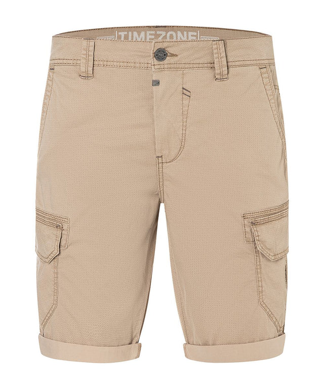 TIMEZONE  Herren Cargo Short SLIM STANLEYTZ SHORT Mid Waist Slim Fit - Grün Beige Grau Blau