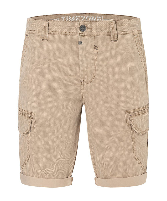 TIMEZONE  Herren Cargo Short SLIM STANLEYTZ SHORT Mid Waist Slim Fit - Grün Beige Grau Blau