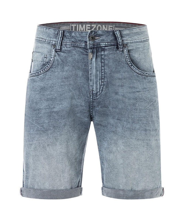 TIMEZONE Herren Bermuda Jeans Shorts REGULAR JACKYTZ SHORT Mid Waist Regular Fit - Blau