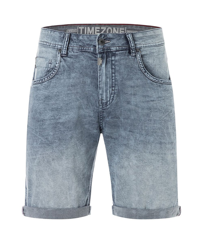 TIMEZONE Herren Bermuda Jeans Shorts REGULAR JACKYTZ SHORT Mid Waist Regular Fit - Blau