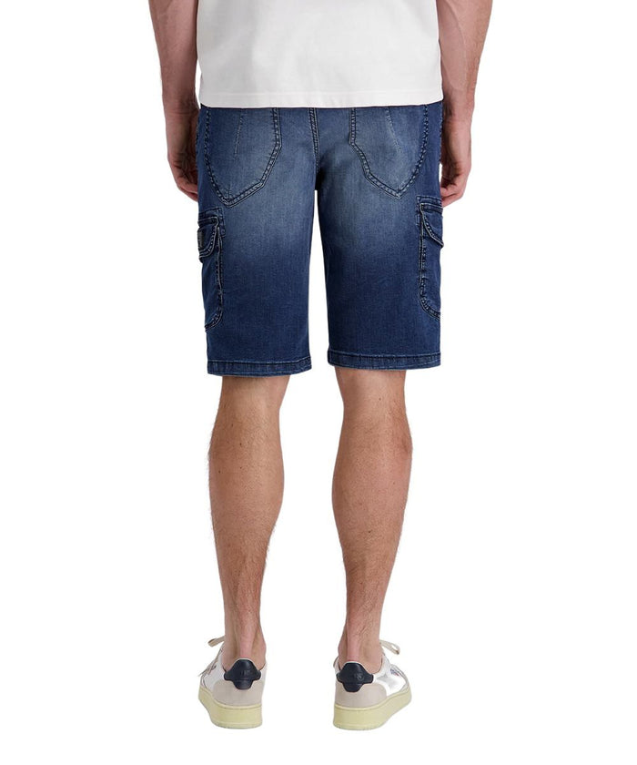 TIMEZONE Herren Cargo Jeans Shorts REGULAR RYKERTZ SHORT Mid Waist Regular Fit - Blau Schwarz Grau