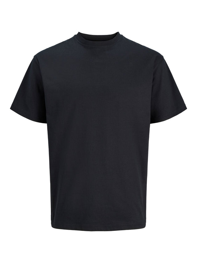 Jack & Jones Herren Rundhals T-Shirt JJEORGANIC RELAXED TEE SS O-NECK - Relaxed Fit