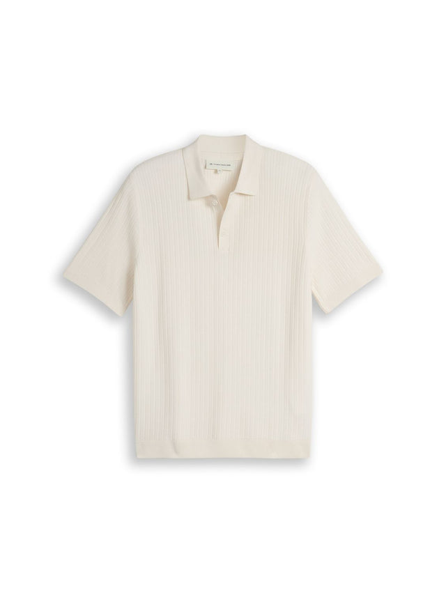 Tom Tailor Herren Poloshirt STRUCTURED KNIT POLO - Regular Fit