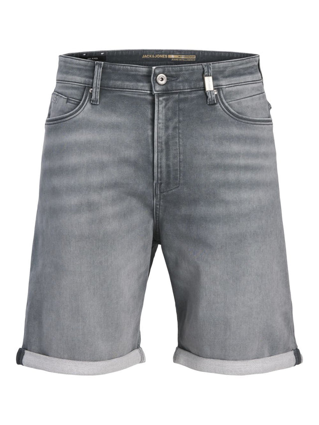 Jack & Jones Herren Jeans Short JJITONY JJASHER I.K - Relaxed Fit Grau Blau