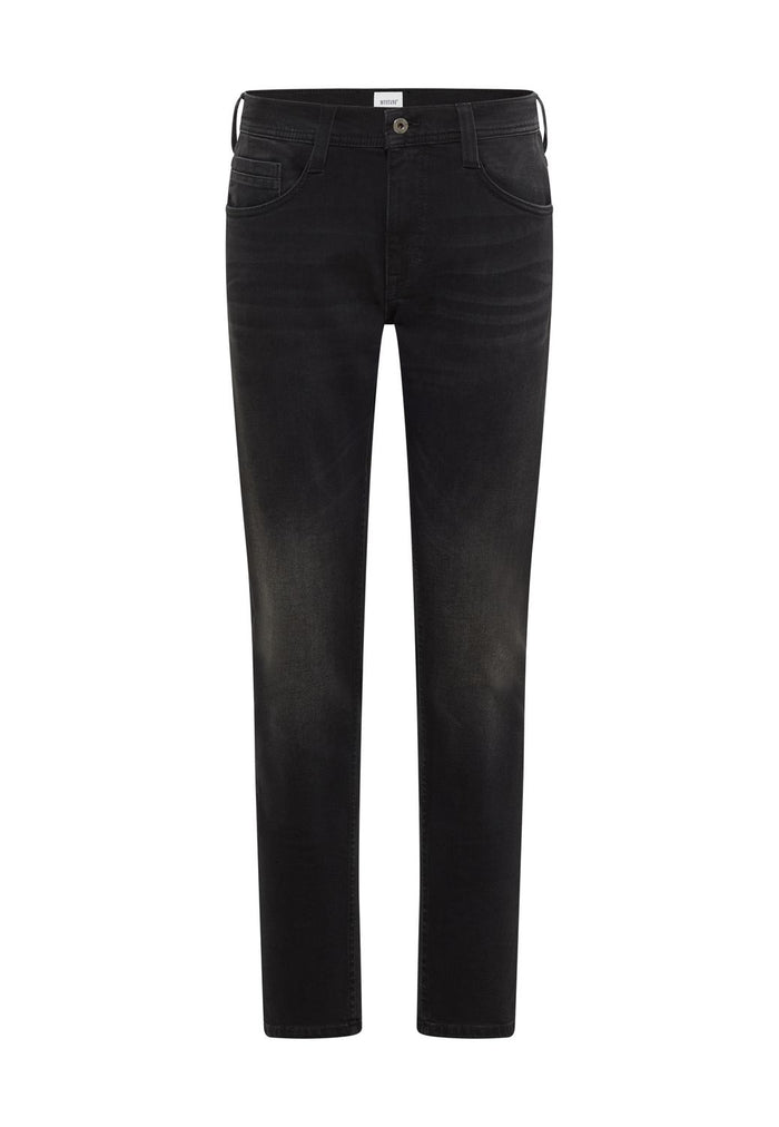 Mustang Herren Jeans OREGON SLIM - Slim Fit - Low Waist - Schwarz