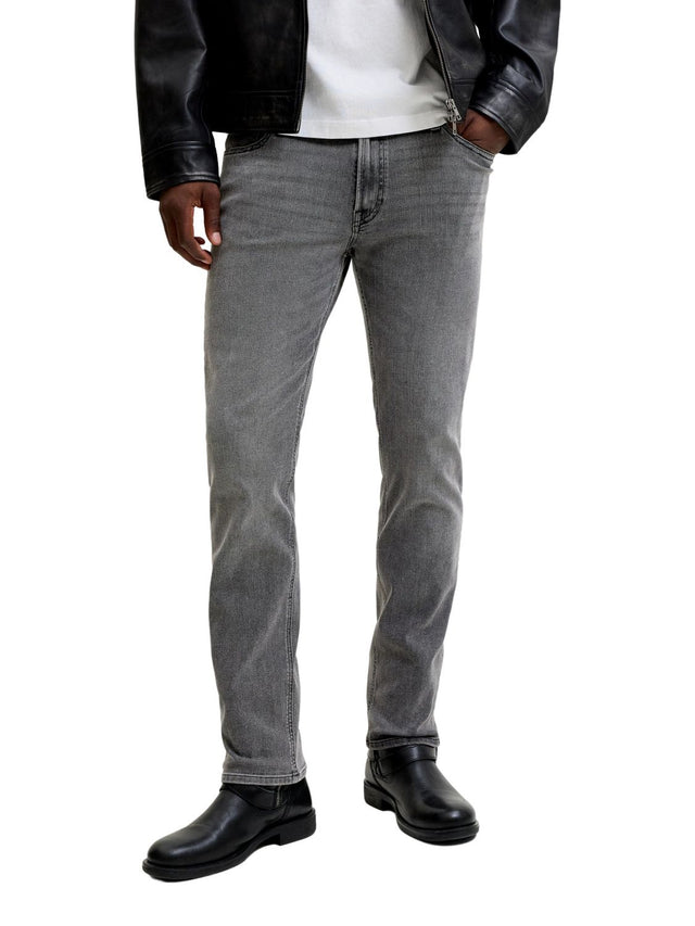 Jack & Jones Herren Jeans JJICLARK JJORIGINAL - Mid Waist - Regular Fit - Schwarz