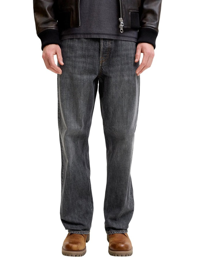 Jack & Jones Herren Jeans JJITED JJCLASSIC - High Waist - Regular Fit - Schwarz Blau