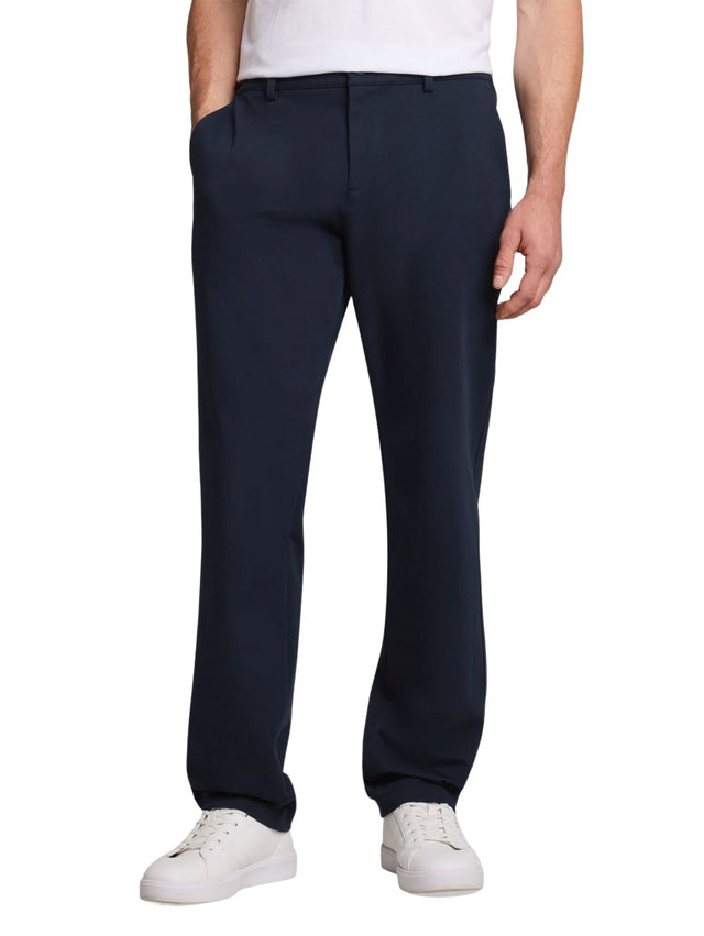 Tom Tailor Herren Hose TTRUPERT - Mid Waist - Slim Fit Schwarz Blau
