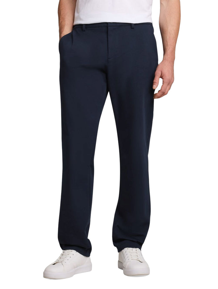 Tom Tailor Herren Hose TTRUPERT - Mid Waist - Slim Fit Schwarz Blau