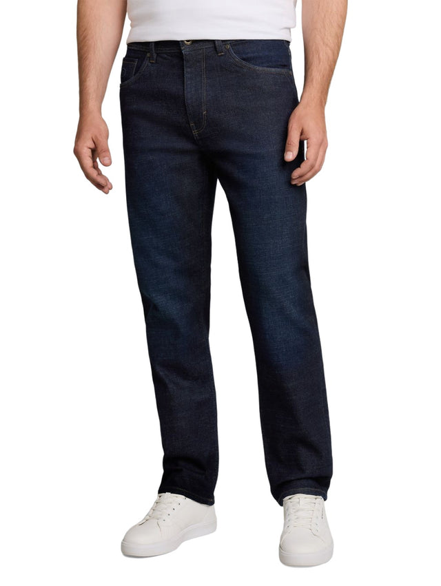 Tom Tailor Herren Jeans TTMORRIS RELAXED - Mid Waist - Relaxed Fit - Blau