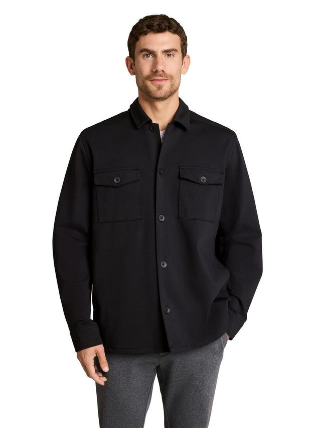 Tom Tailor Herren Hemdjacke SMART SWEAT OVERSHIRT - Regular Fit