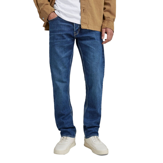 G-Star Herren Jeans MOSA STRAIGHT High Waist - Straight Fit - Blau Grau