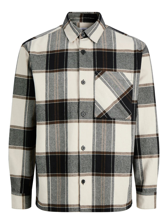 Jack & Jones Herren Freizeit Hemd JJEJACKSON OVERSHIRT - Regular Fit