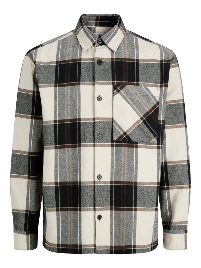 Jack & Jones Herren Freizeit Hemd JJEJACKSON OVERSHIRT - Regular Fit