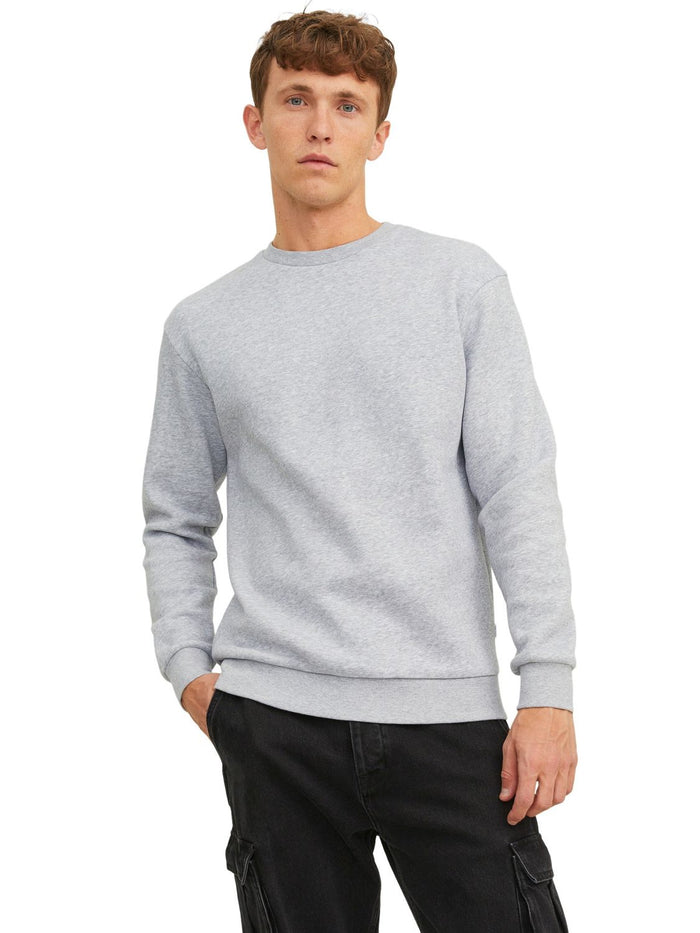 Jack & Jones Herren Sweatshirt JJEBRADLEY SWEAT CREW - Relaxed Fit