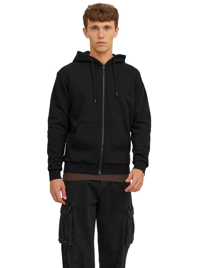 Jack & Jones Herren Hoodie Kapuzenpullover JJEBRADLEY SWEAT ZIP HOOD - Relaxed Fit