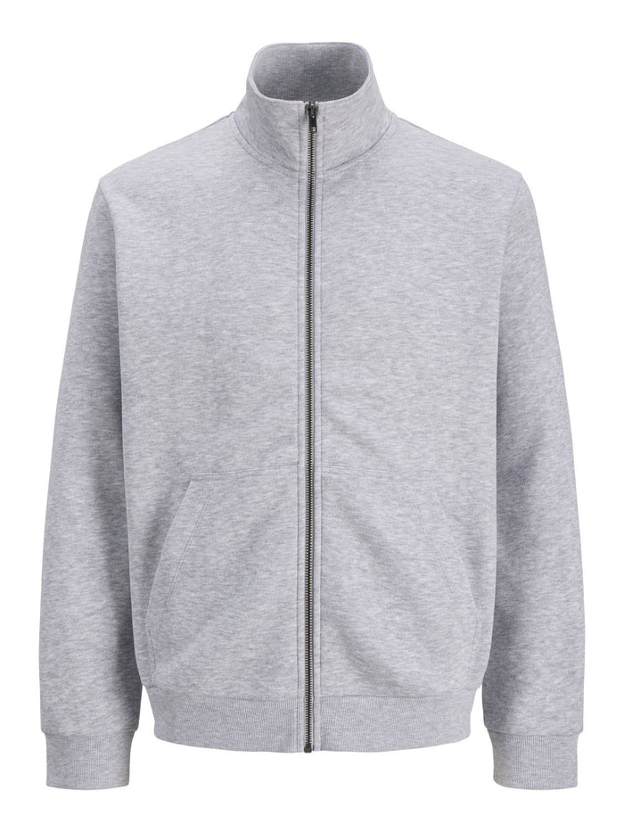 Jack & Jones Herren Sweatjacke  JJEBRADLEY SWEAT ZIP HN - Relaxed Fit
