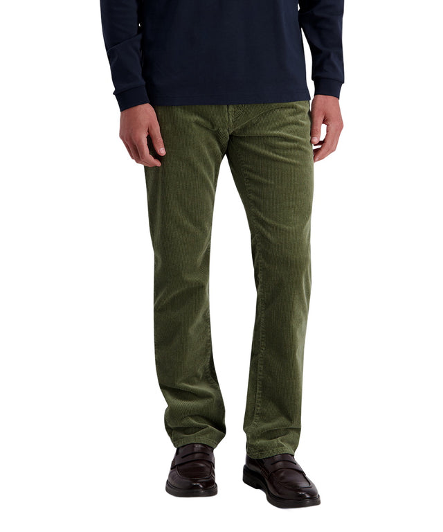 Pierre Cardin Herren Cordhose PC-LAVAL-REGULAR - Mid Waist - Regular Fit - Blau Grün Braun
