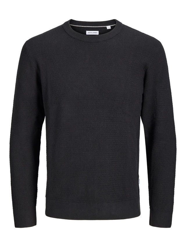 Jack & Jones Herren Rundhals Strickpullover JJERYDER KNIT CREW NECK - Regular Fit