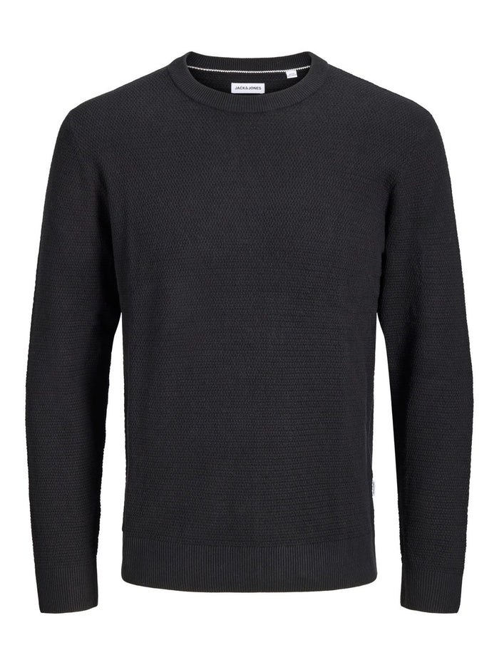 Jack & Jones Herren Rundhals Strickpullover JJERYDER KNIT CREW NECK - Regular Fit