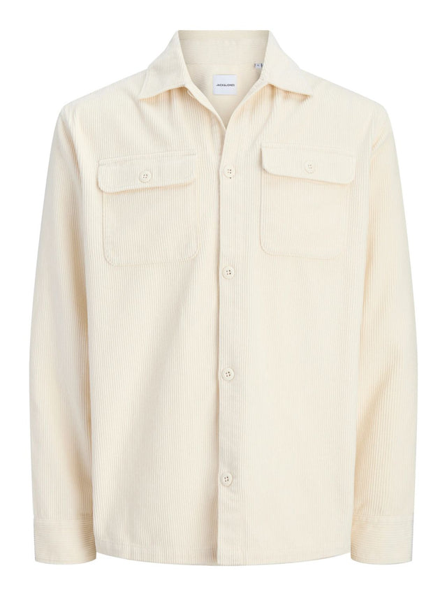Jack & Jones Herren Hemdjacke JJEREGENT CORD OVERSHIRT Relaxed Fit