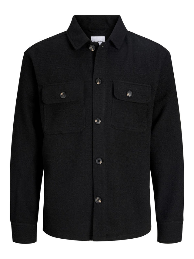Jack & Jones Herren Hemdjacke JJEREGENT STRUCTURE OVERSHIRT Relaxed Fit