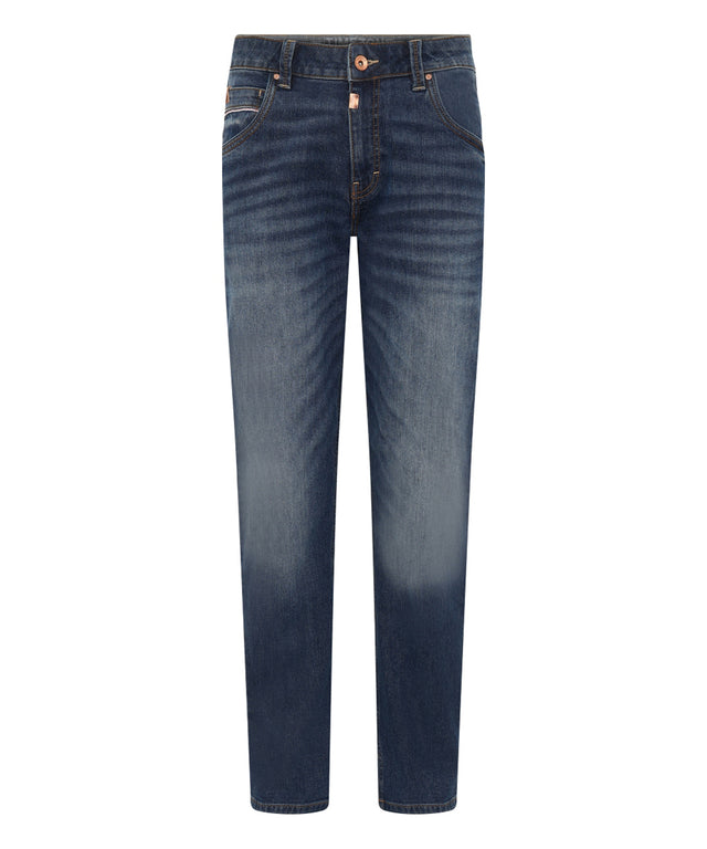 Timezone Herren Jeans REGULAR COASTTZ - Mid Waist - Regular Fit - Blau Grau
