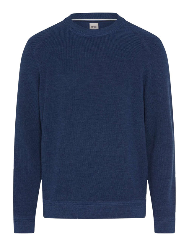 BRAX Herren Rundhals Pullover ROY - Regular Fit