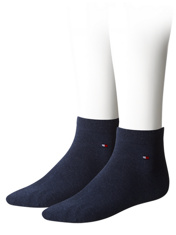 Tommy Hilfiger Herren Quarter Socken Flag - 2er Pack