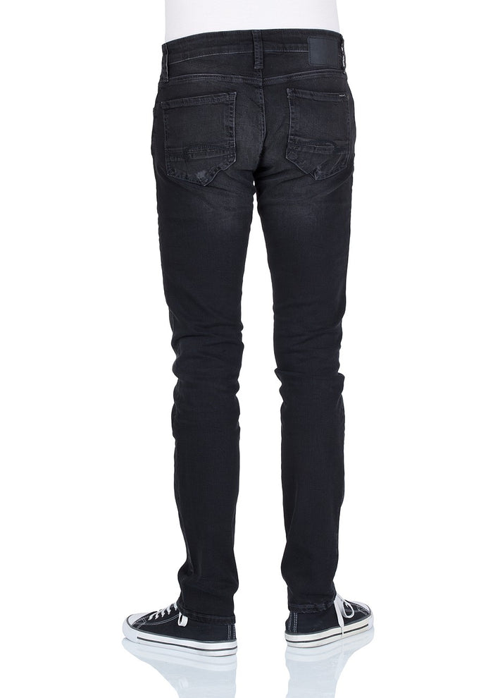 Mavi Herren Jeans James - Skinny Fit - Smoke Berlin Comfort